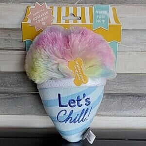 Let's Chill Snow Cone Plush Dog Toy | PetShop by Fringe Studio |